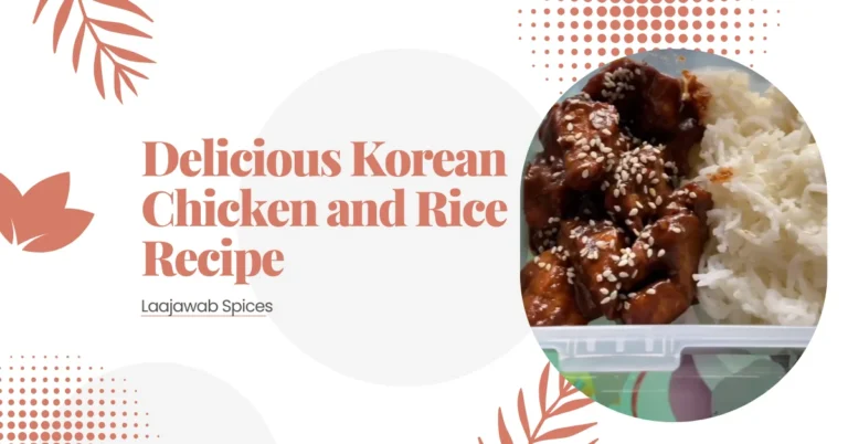 Read more about the article <h1>High Protein Chicken Meal: Delicious Korean Chicken and Rice Recipe</h1>