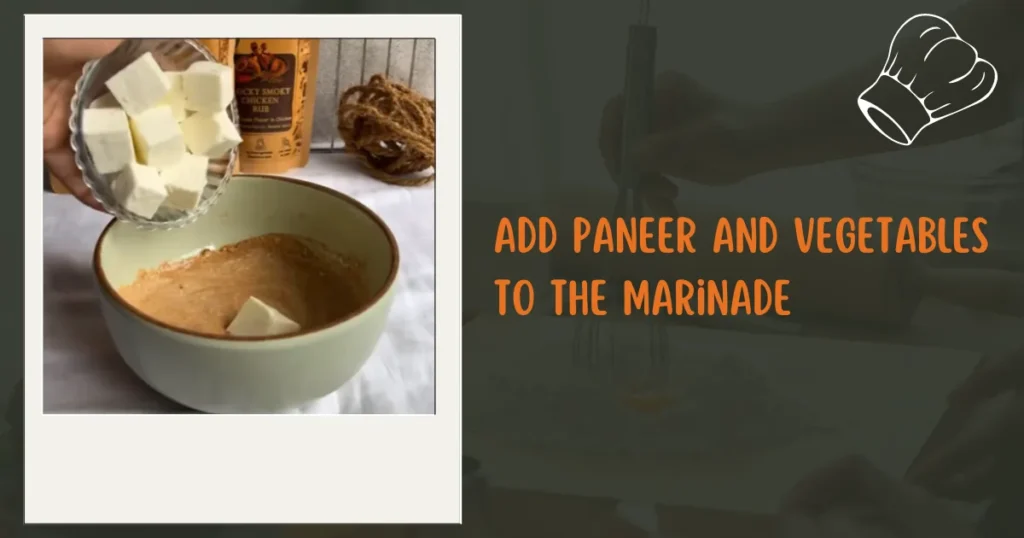 adding-panner-and-vegetables-for-paneer-tikka-recipe