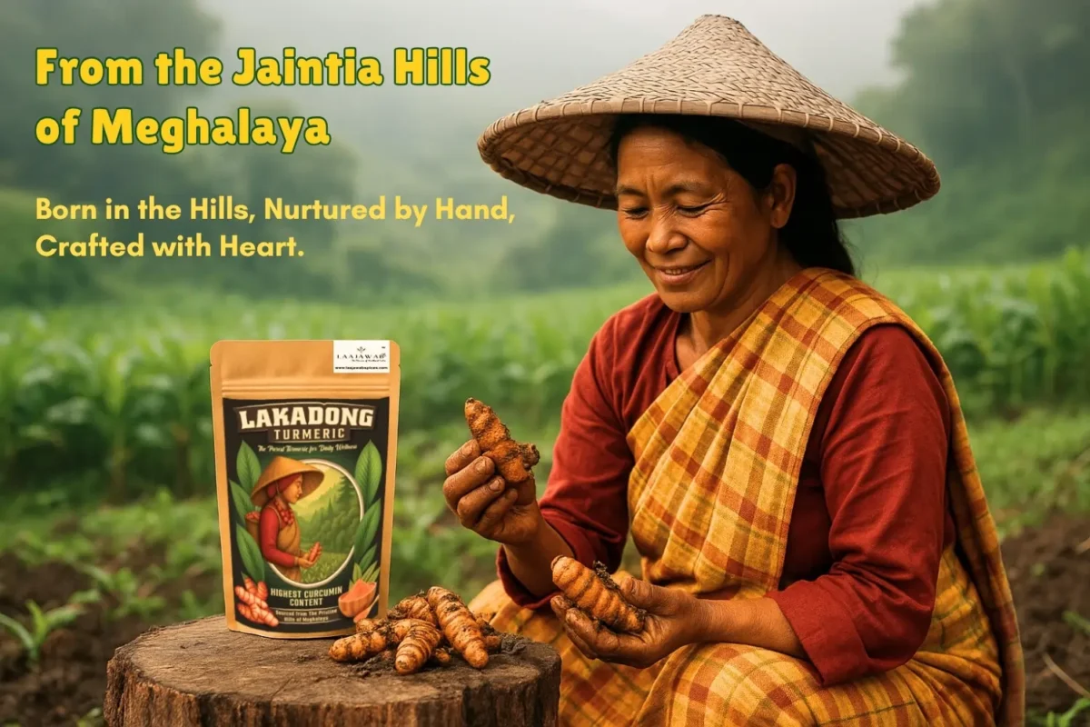 Lakadong turmeric powder haldi organic